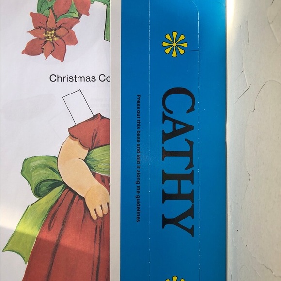 Cathy Dresses Up Press-out Doll and storybook Paper doll 1972 Vtg 70s kid unused - Picture 4 of 10